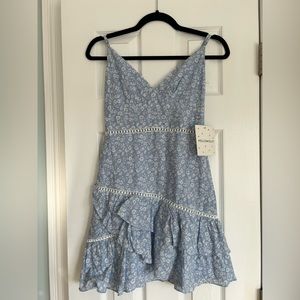 NWT Hello Molly light blue mini dress size xs